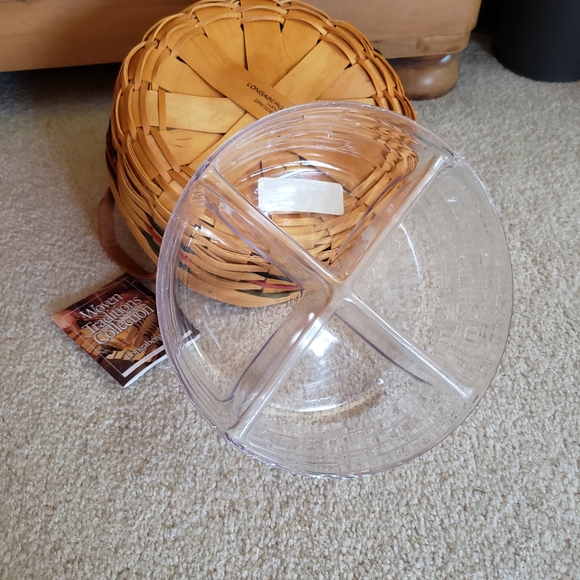 Longaberger Darning Basket and Plastic Liner 15539 - Picture 6 of 9